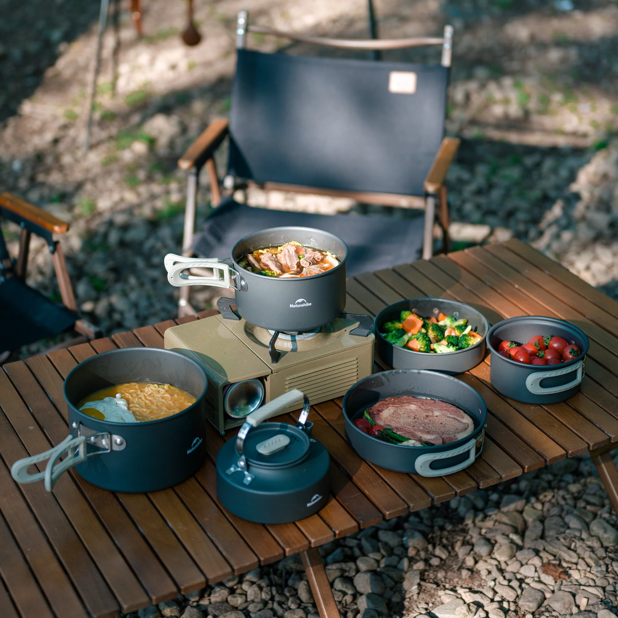 TrailCook™ Camping Aluminum Cookset - Image 5