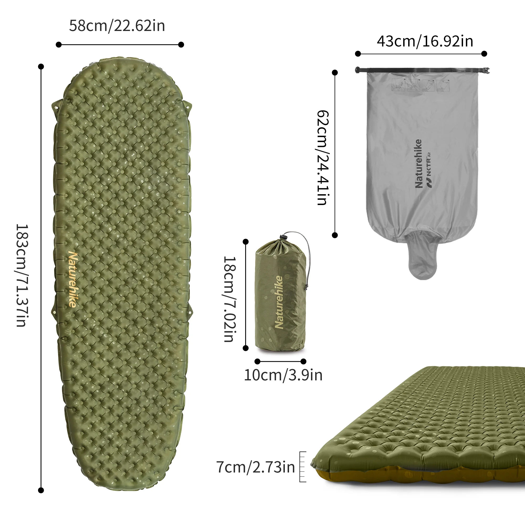 TuYe™ 3.5 Ultralight Inflatable Pad - Image 12