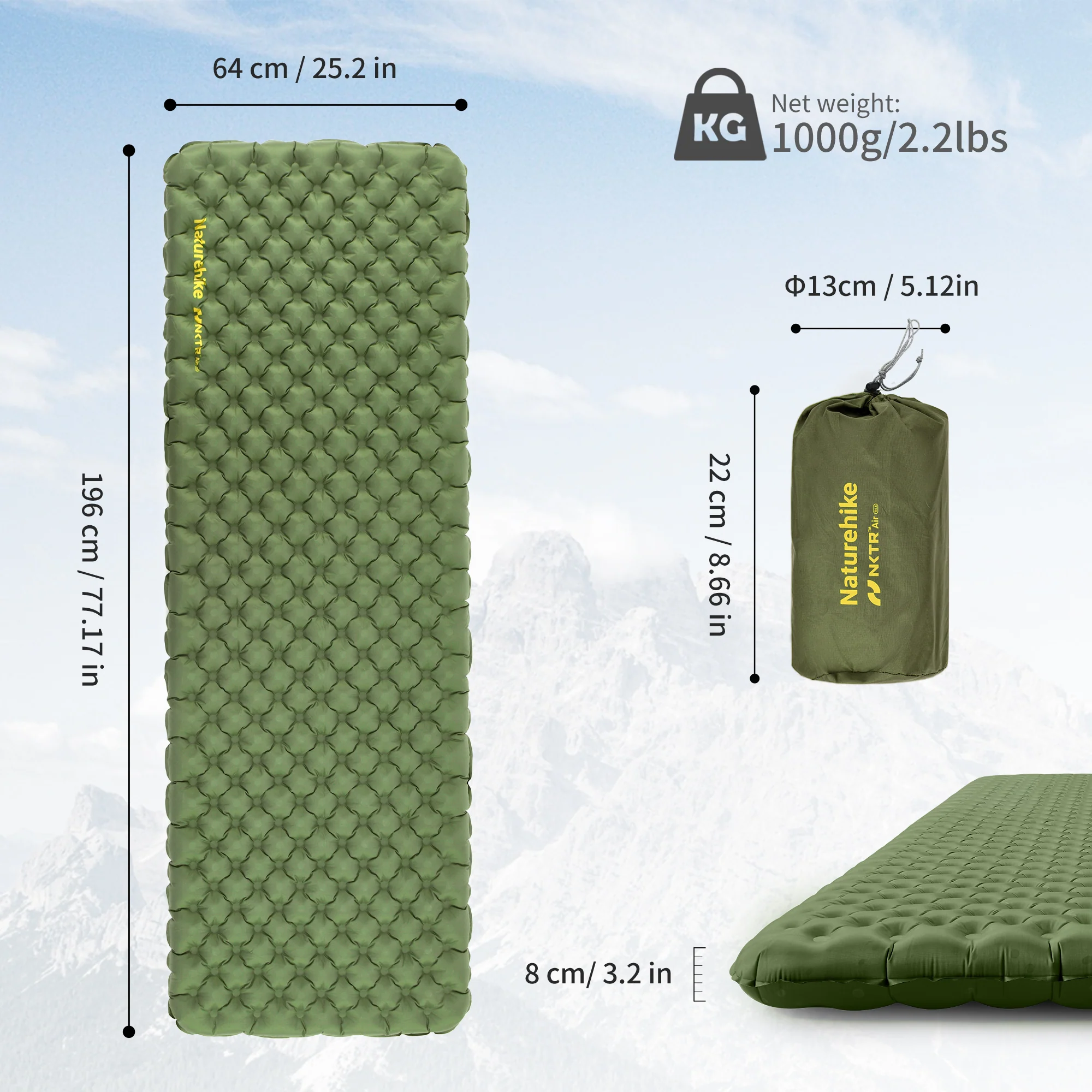TuYe™ 4.6 Ultralight Inflatable Pad - Image 9