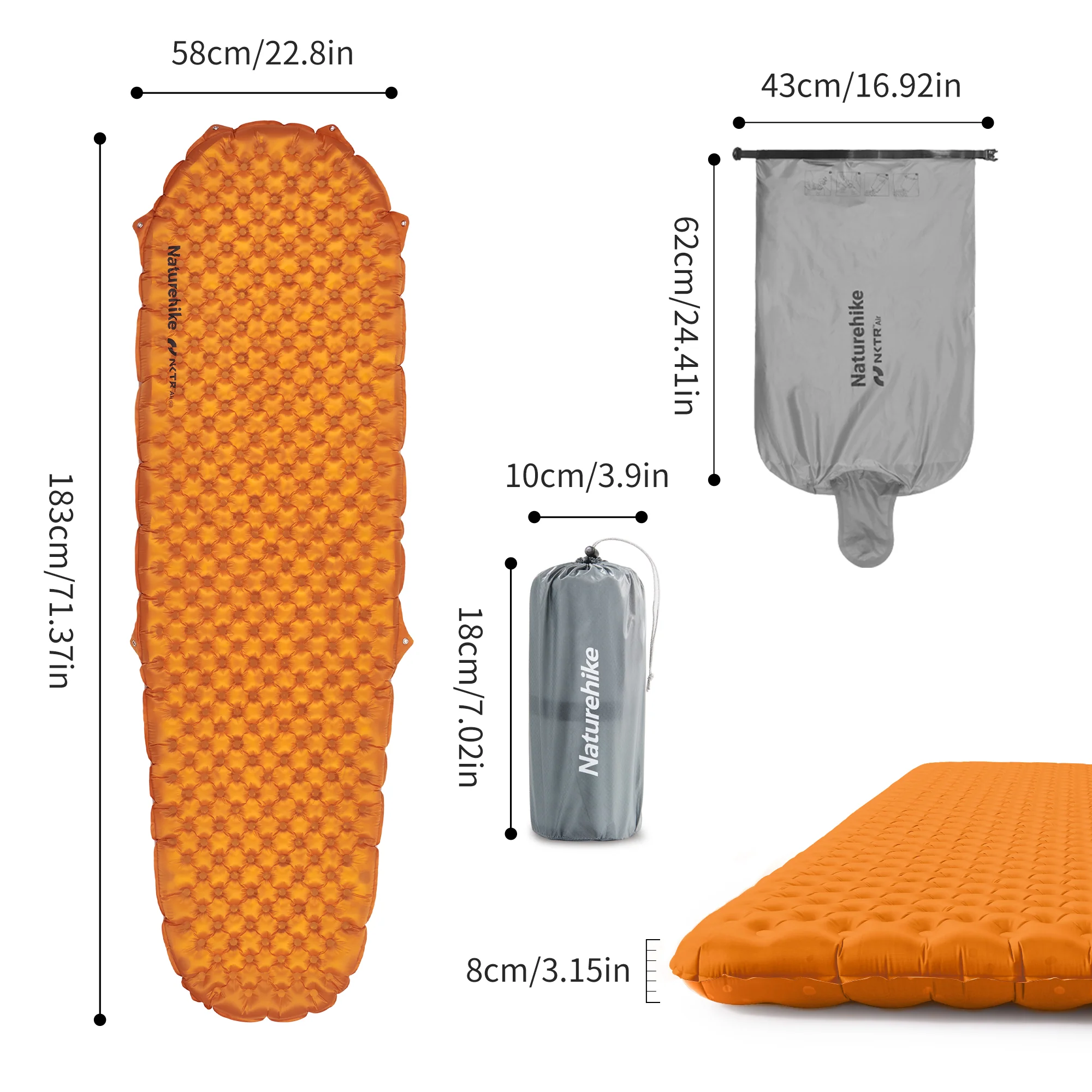 TuYe™ R5.8 Ultralight Inflatable Pad - Image 13