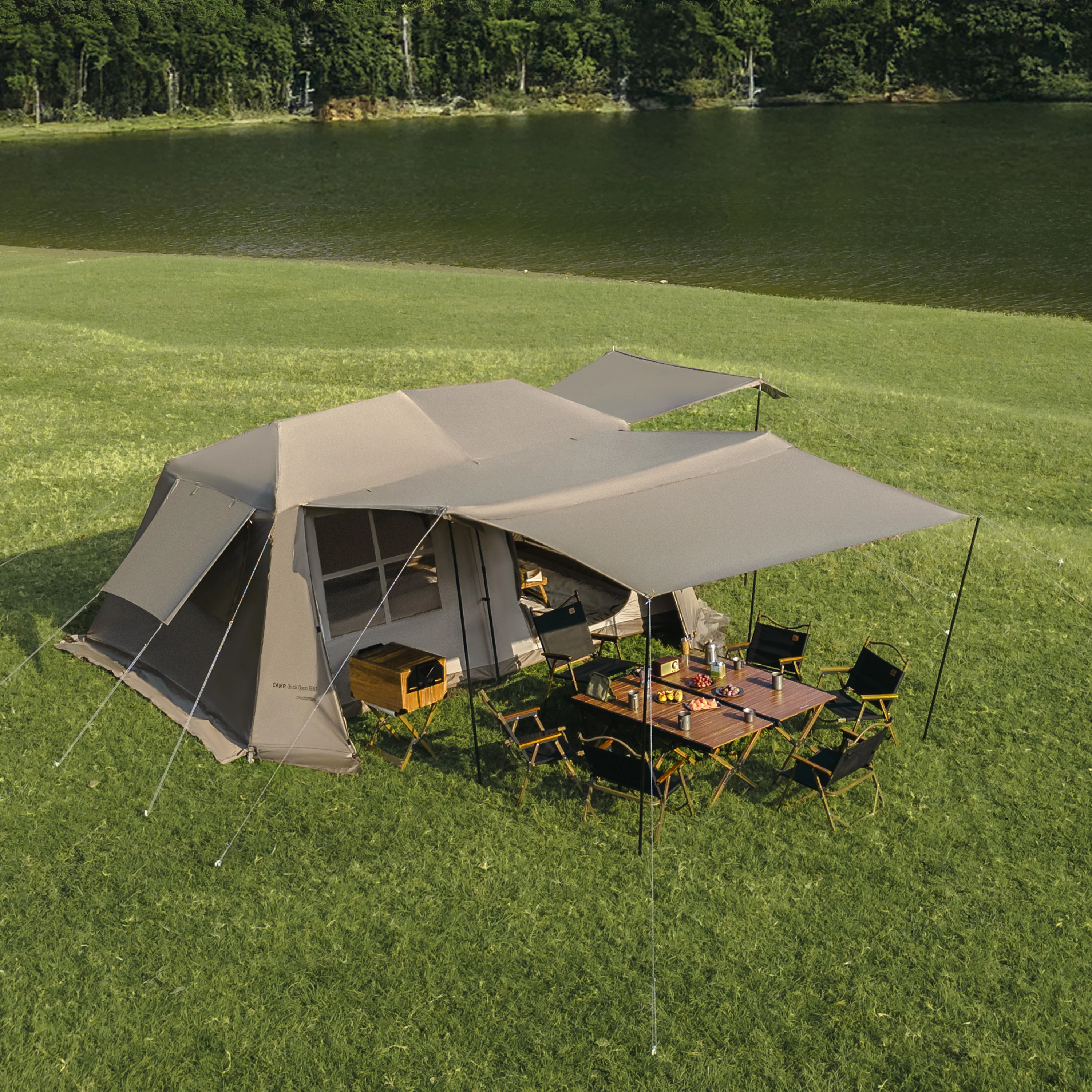 Village™ 13 Flagship 8-Person Automatic Cabin Tent - Image 3