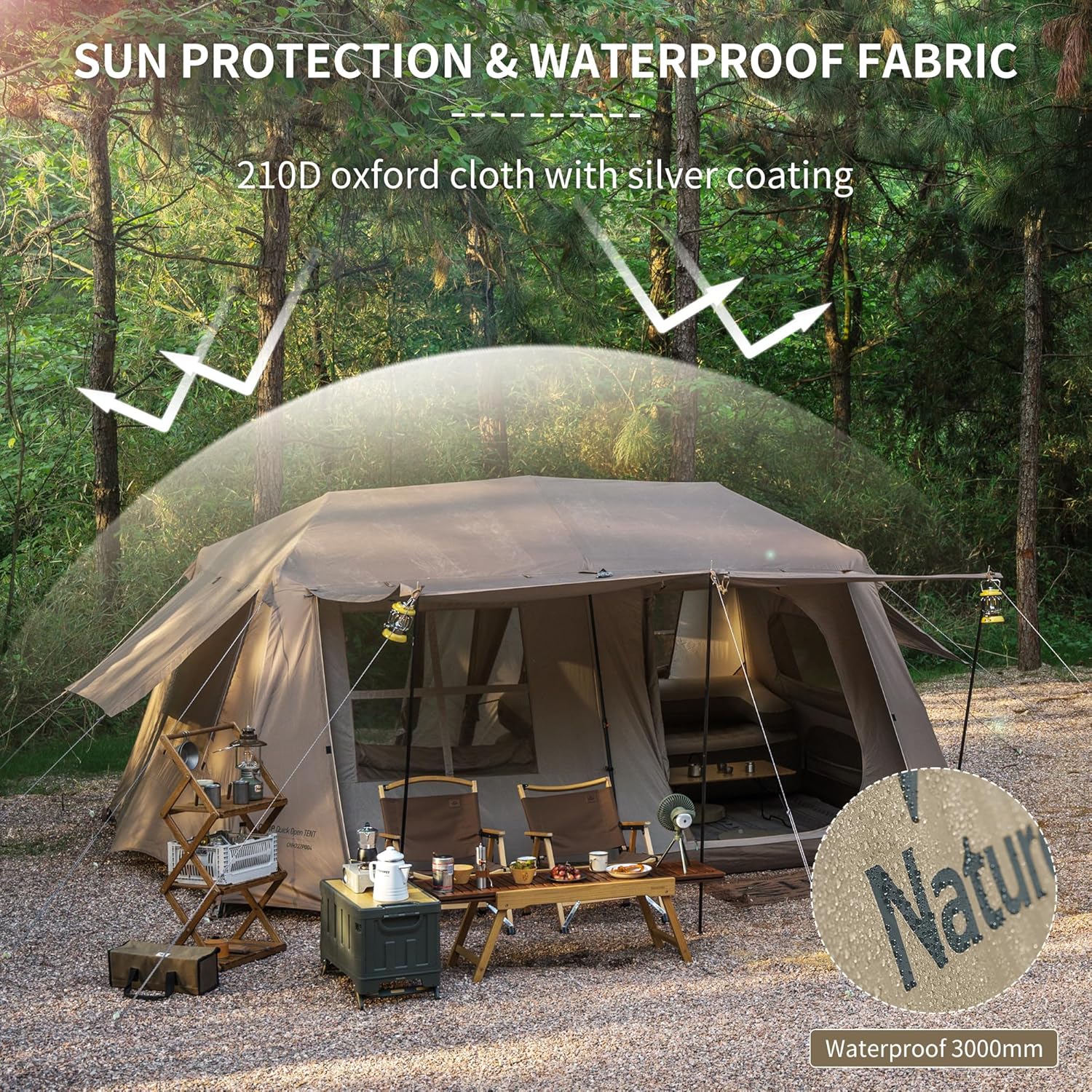 Village™ 13 6-Person Automatic Cabin Tent - Image 3