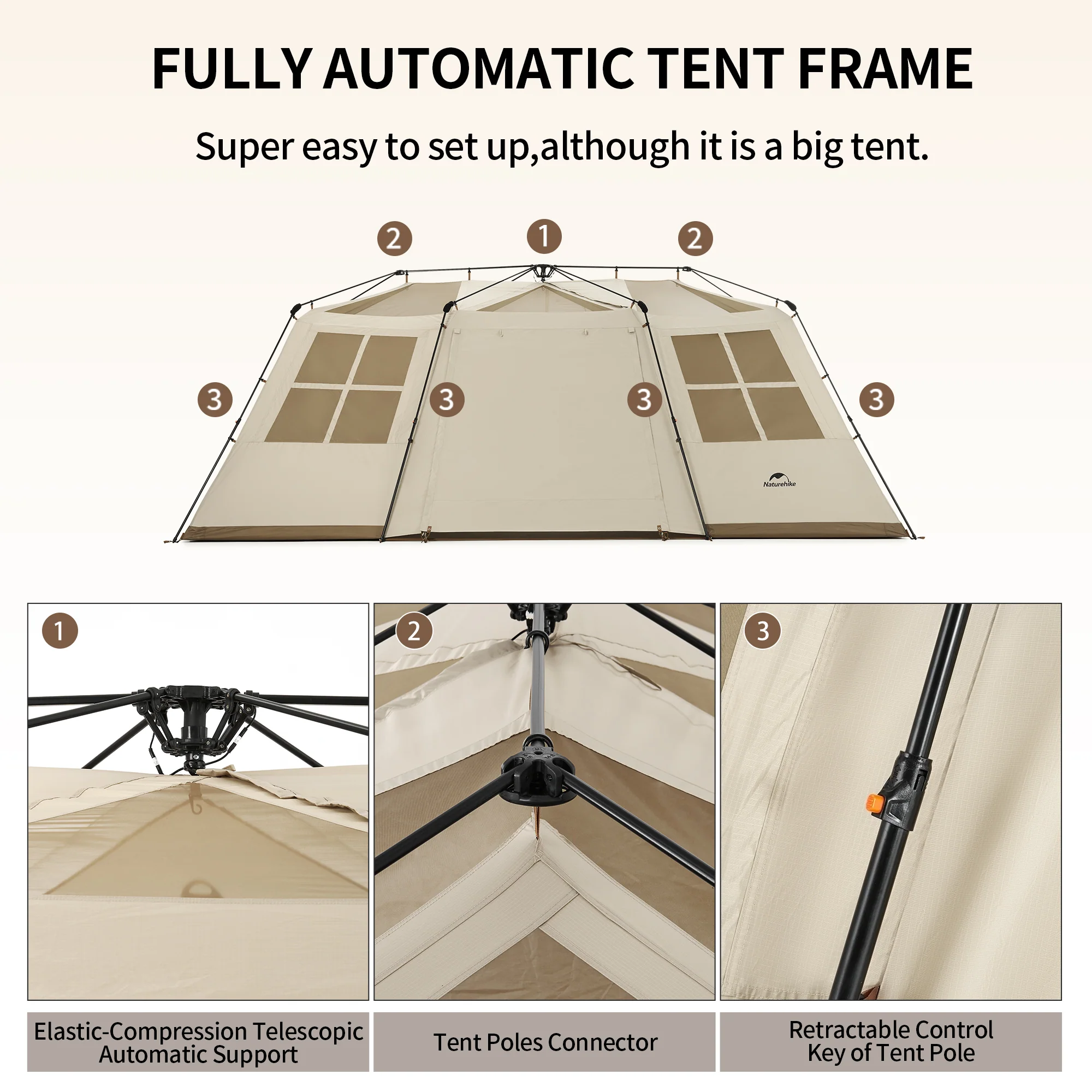 Village 17 8-Person Instant Tent - Image 3
