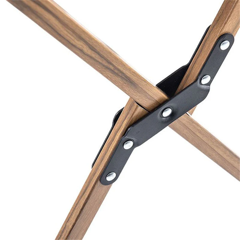 Wood Grain Foldable Camping Chair - Image 7