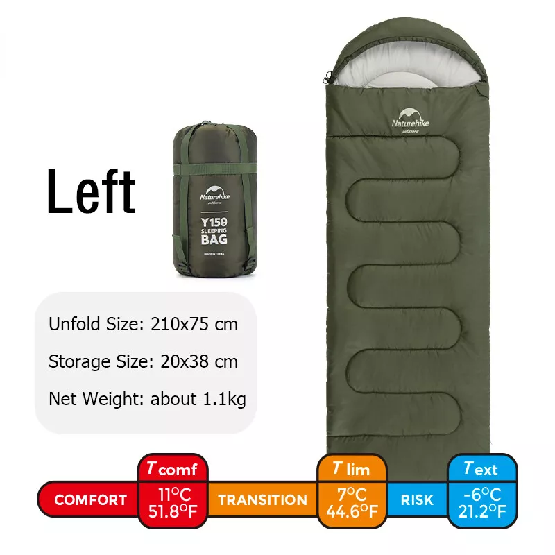Y150L™ Hooded Synthetic Sleeping Bag 52°F / 11°C - Image 10