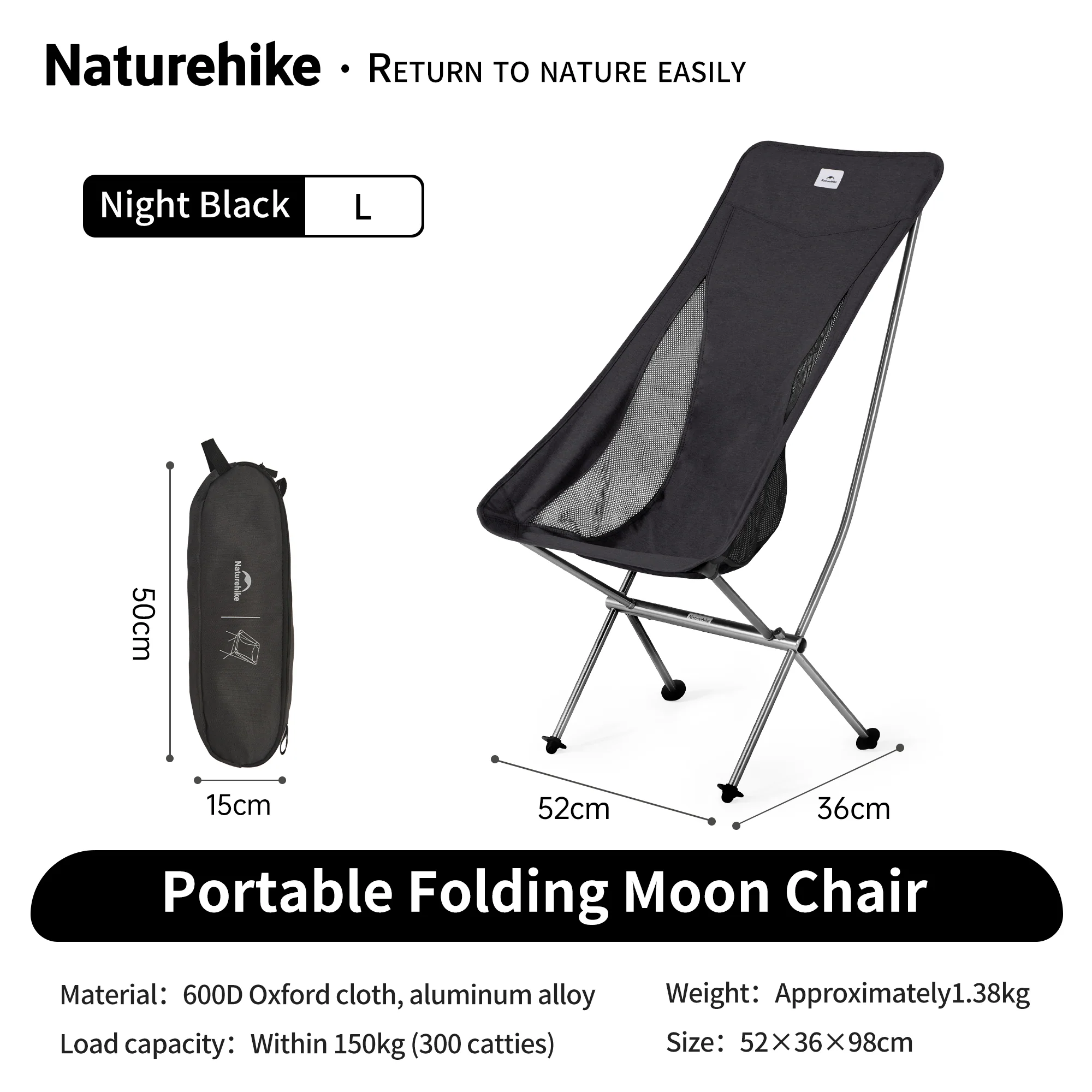YL05 Ultralight Portable Camping Chair - Image 11
