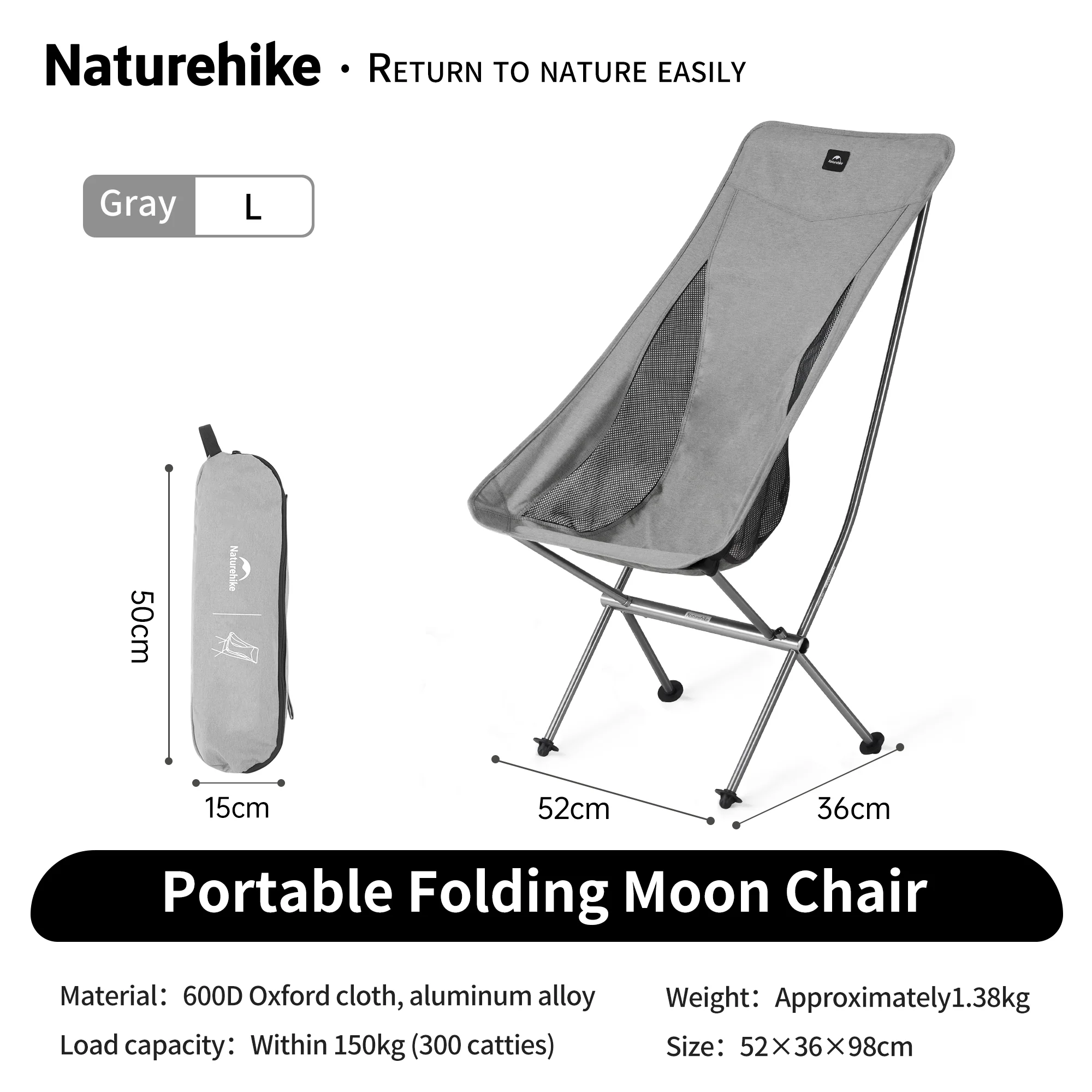 YL05 Ultralight Portable Camping Chair - Image 12