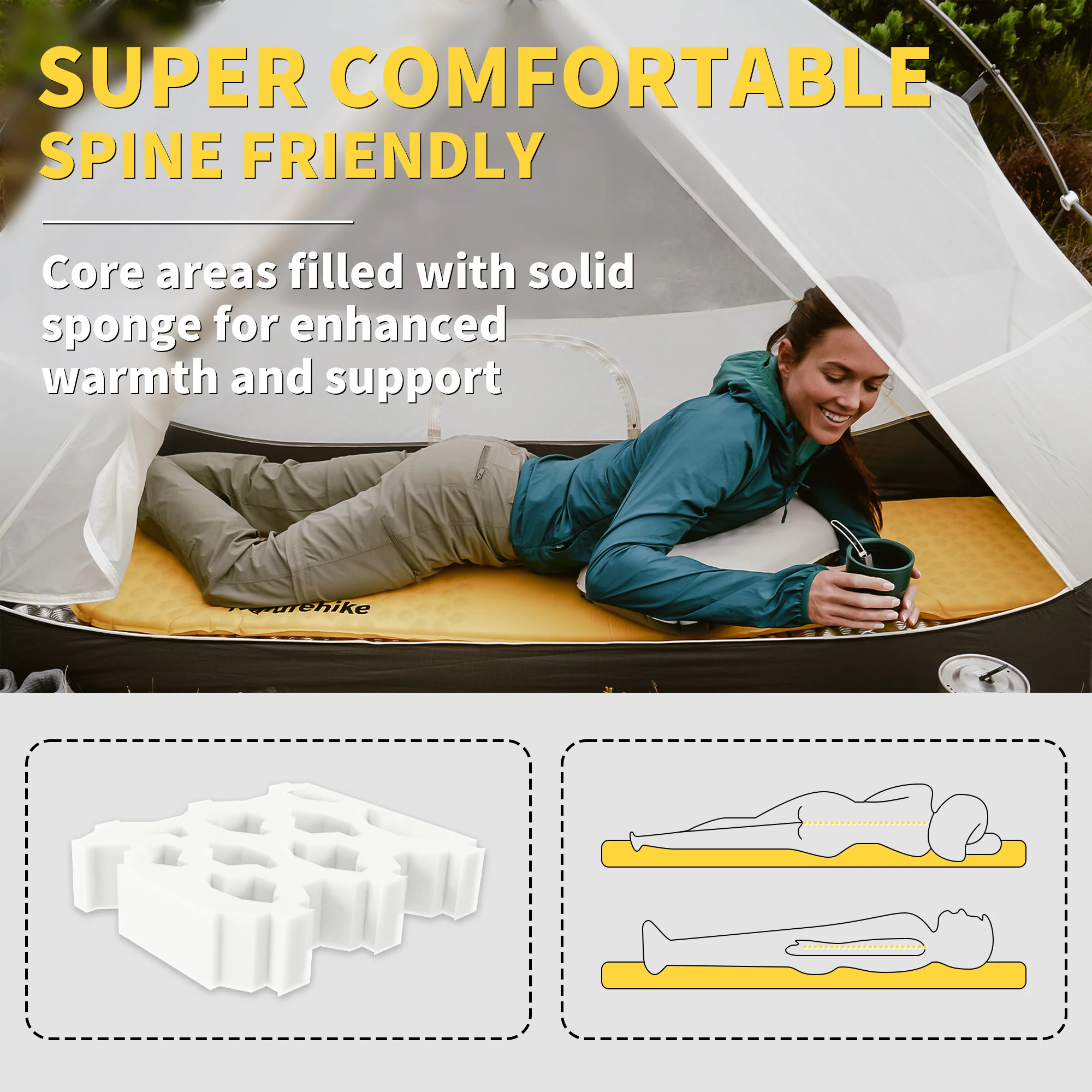 Yugu™ R3.6 Ultralight Self-Inflating Sleeping Pad - Image 12