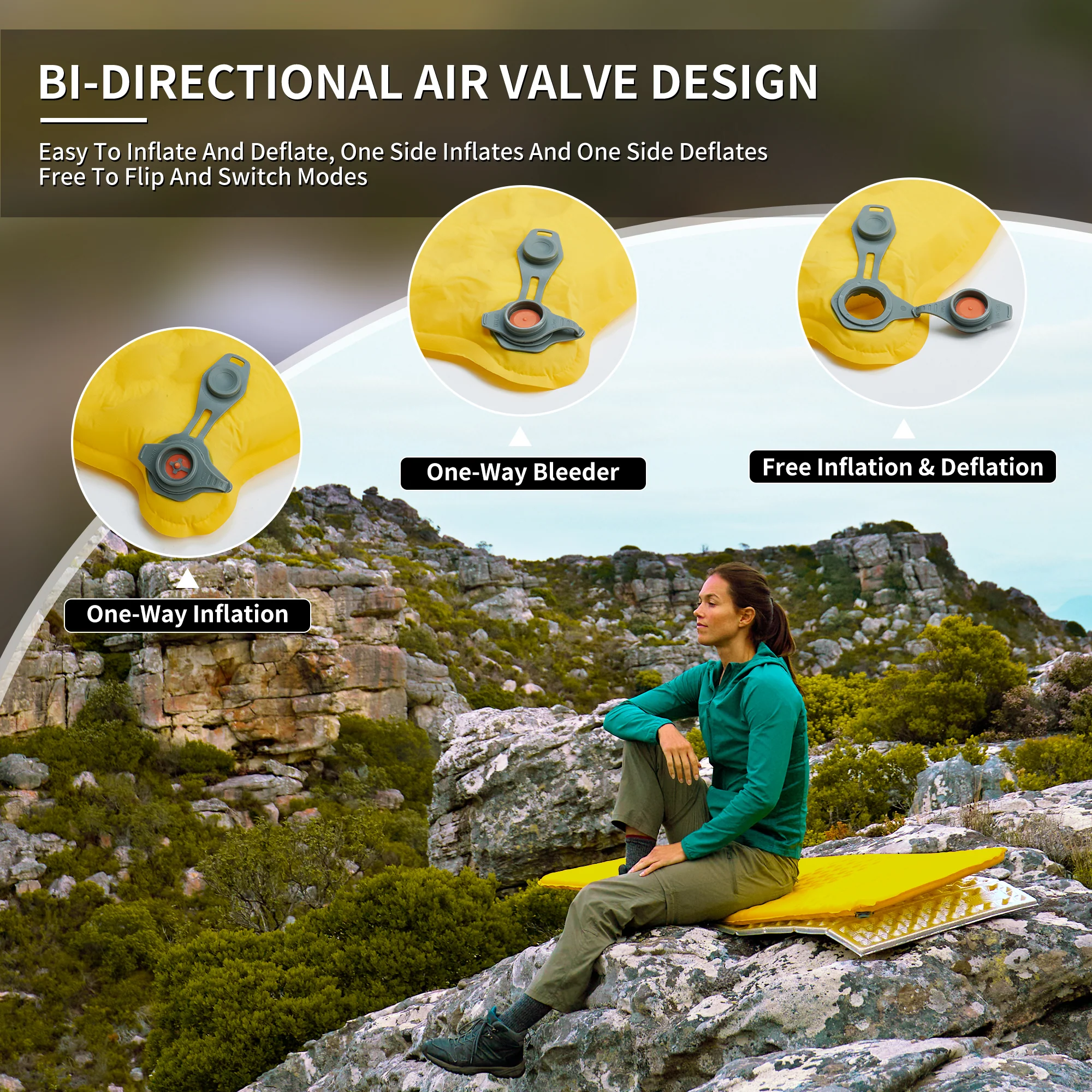 Yugu™ R3.6 Ultralight Self-Inflating Sleeping Pad - Image 13