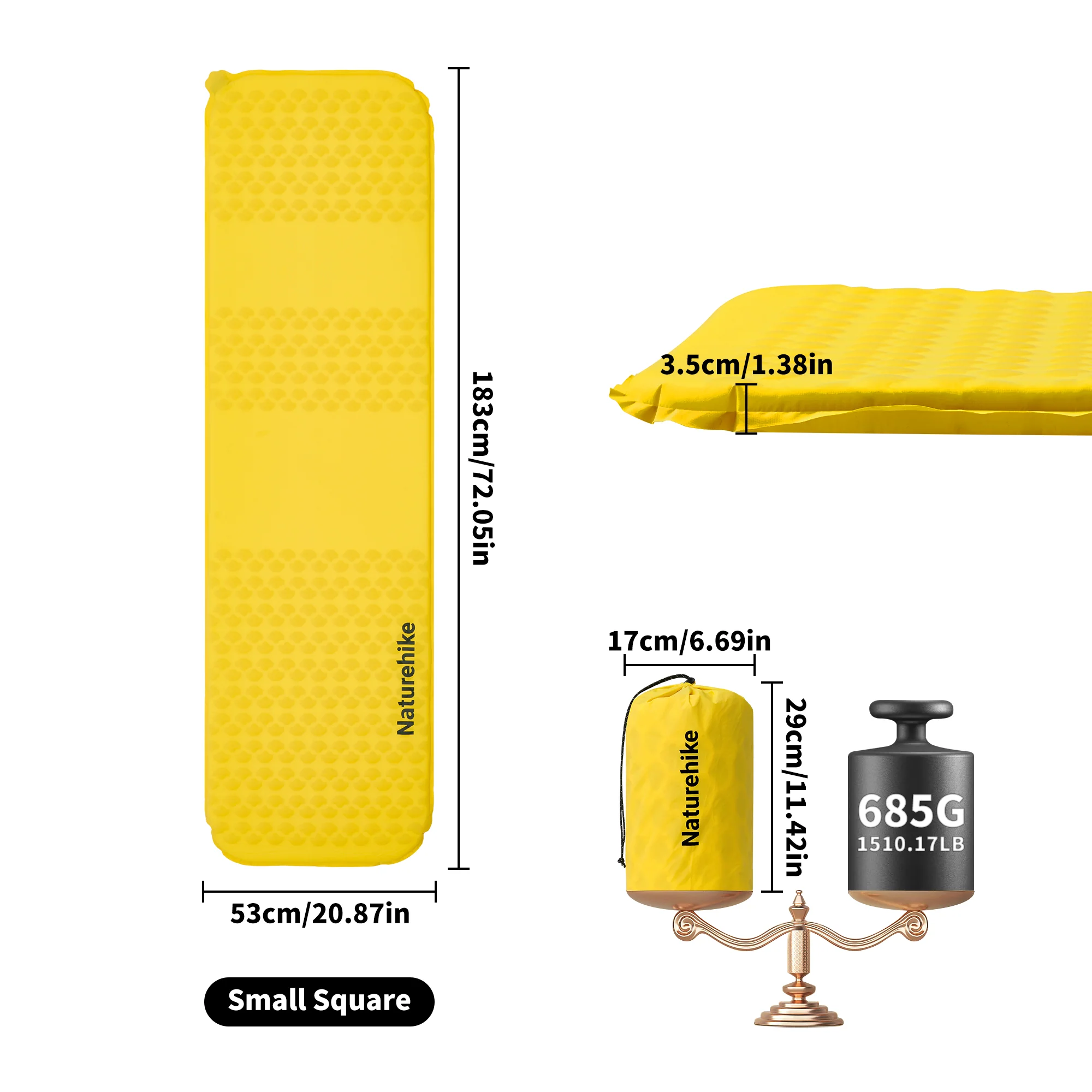 Yugu™ R3.6 Ultralight Self-Inflating Sleeping Pad - Image 5